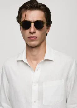 MANGO Koszule*Koszula classic fit z 100% lnu