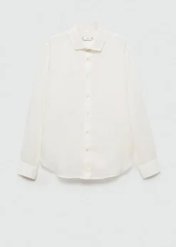 MANGO Koszule*Koszula classic fit z 100% lnu