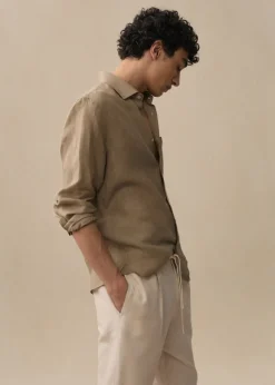 MANGO Koszule*Koszula classic fit z 100% lnu