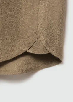 MANGO Koszule*Koszula classic fit z 100% lnu