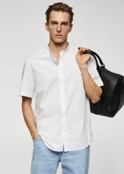 MANGO Koszule*Koszula classic fit ze stójką