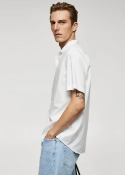 MANGO Koszule*Koszula classic fit ze stójką