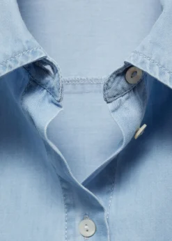 MANGO Koszule I Bluzki*Koszula dżinsowa bez rękawów