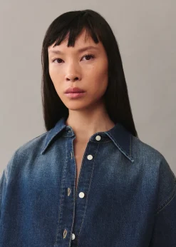 MANGO Koszule I Bluzki*Koszula dżinsowa oversize