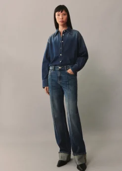 MANGO Koszule I Bluzki*Koszula dżinsowa oversize