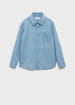 Dzieci MANGO Koszule*Koszula dżinsowa regular fit
