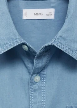 Dzieci MANGO Koszule*Koszula dżinsowa regular fit