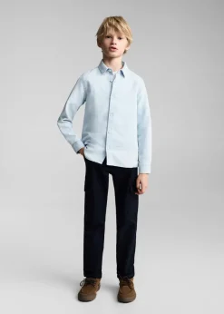 Dzieci MANGO Koszule*Koszula dżinsowa slim fit