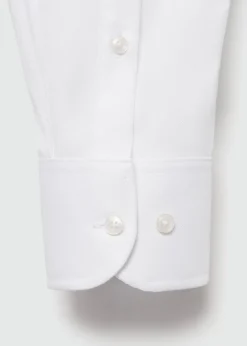 MANGO Koszule|Koszule*Koszula garniturowa slim fit z bawełny z teksturą