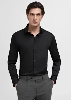 MANGO Koszule|Koszule*Koszula garniturowa slim fit z bawełny