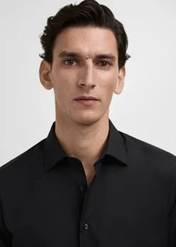 MANGO Koszule|Koszule*Koszula garniturowa slim fit z bawełnianej popeliny