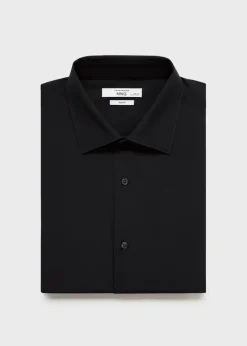 MANGO Koszule|Koszule*Koszula garniturowa slim fit z bawełnianej popeliny