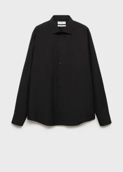 MANGO Koszule|Koszule*Koszula garniturowa slim fit z bawełnianej popeliny