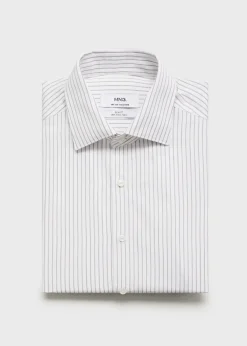 MANGO Koszule|Koszule*Koszula garniturowa z 100% bawełny w paski