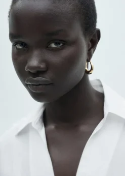 MANGO Koszule I Bluzki*Koszula kopertowa z lyocellu z węzłem