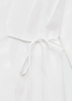 MANGO Koszule I Bluzki*Koszula kopertowa z lyocellu z węzłem