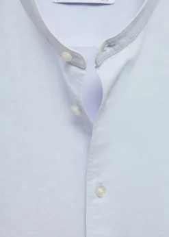 MANGO Koszule*Koszula lniana classic fit ze stójką