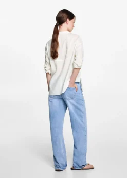 MANGO Koszule I Bluzki*Koszula lniana regular fit