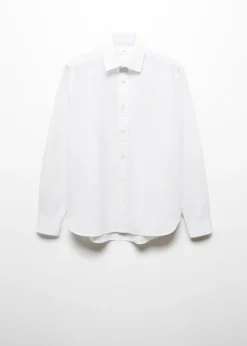 MANGO Koszule*Koszula lniana regular fit