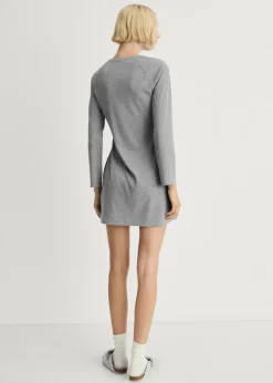 MANGO Piżamy|Piżamy*Koszula nocna z prążkowanej dzianiny