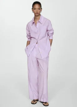 MANGO Koszule I Bluzki*Koszula oversize w pasy