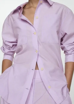 MANGO Koszule I Bluzki*Koszula oversize w pasy