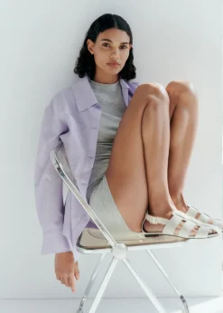 MANGO Koszule I Bluzki*Koszula oversize w pasy