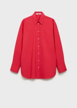 MANGO Koszule I Bluzki*Koszula oversize z kieszenią