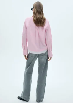 MANGO Koszule I Bluzki*Koszula oversize z kontrastowym dołem