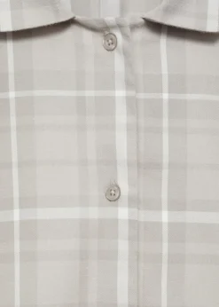 MANGO Piżamy|Piżamy*Koszula piżamowa z flaneli w kratę