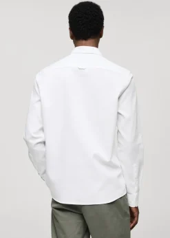 MANGO Koszule*Koszula regular fit z 100% bawełny z teksturą