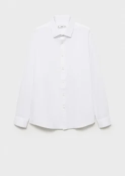 MANGO Koszule*Koszula regular fit z 100% bawełny z teksturą