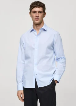 MANGO Koszule*Koszula regular fit z 100% bawełny w paski