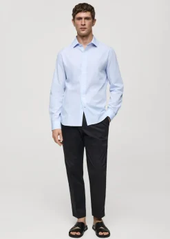 MANGO Koszule*Koszula regular fit z 100% bawełny w paski