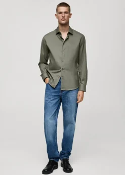 MANGO Koszule*Koszula regular fit z 100% bawełny