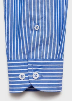 MANGO Koszule*Koszula regular fit z 100% bawełny w paski