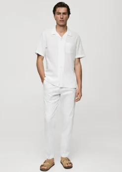 MANGO Koszule*Koszula regular fit z 100% kory bawełnianej