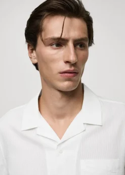 MANGO Koszule*Koszula regular fit z 100% kory bawełnianej