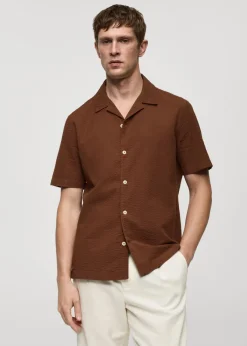 MANGO Koszule*Koszula regular fit z 100% kory bawełnianej