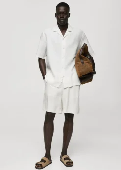 MANGO Koszule*Koszula regular fit z 100% lnu