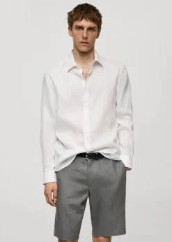 MANGO Koszule*Koszula regular fit z 100% lnu