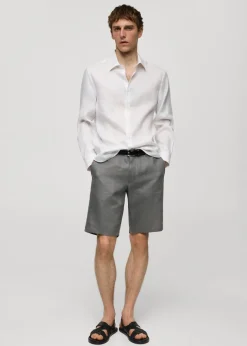 MANGO Koszule*Koszula regular fit z 100% lnu