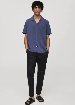 MANGO Koszule*Koszula regular fit z 100% tencelu