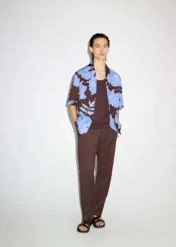 MANGO Koszule*Koszula regular fit z bawełny z nadrukiem