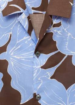 MANGO Koszule*Koszula regular fit z bawełny z nadrukiem