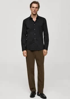 MANGO Koszule*Koszula regular fit z bawełny ze stretchem