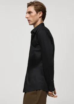 MANGO Koszule*Koszula regular fit z bawełny ze stretchem