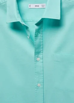 MANGO Koszule*Koszula regular fit z bawełnianej tkaniny oxford