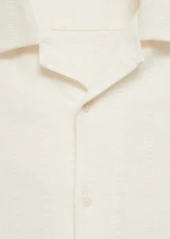 MANGO Koszule*Koszula regular fit z bawełnianej kory