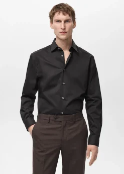 MANGO Koszule*Koszula regular fit z bawełny ze stretchem